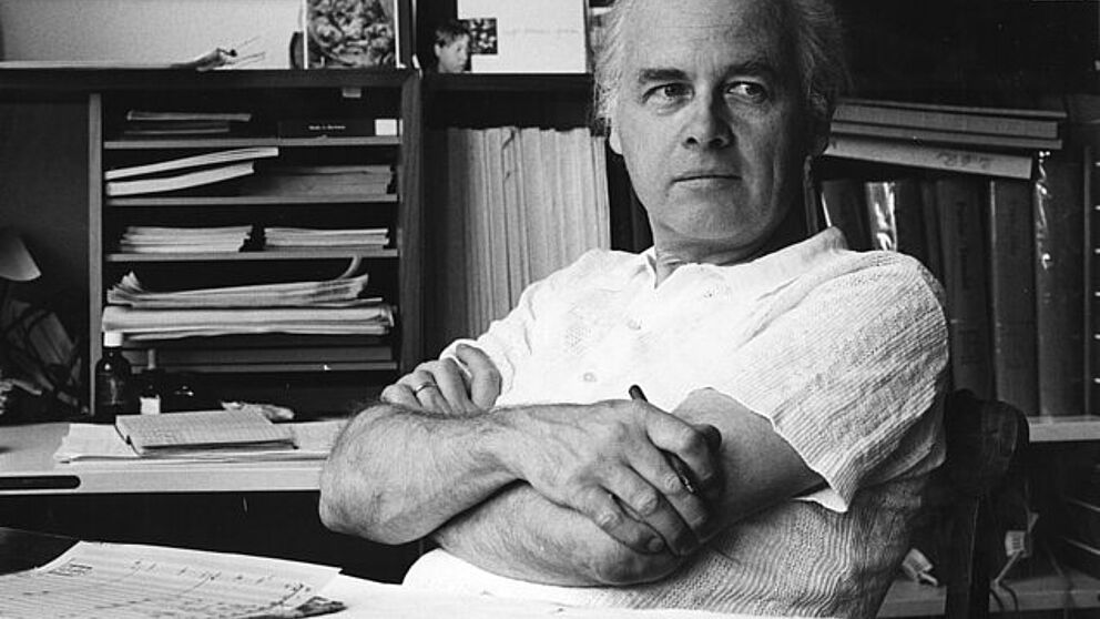 Enrique Rivera, 70er-Klebe am Schreibtisch, ca. 1976, © Harriet Nahrwold Enrique Rivera, 70er-Klebe am Schreibtisch, ca. 1976, © Harriet Nahrwold